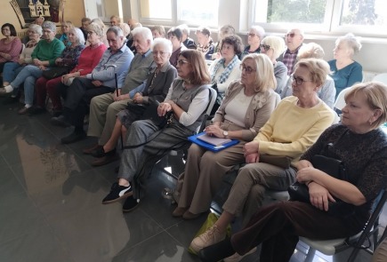 Spotkanie dla słuchaczy Uniwersytetu Trzeciego Wieku.