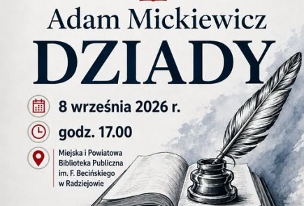 Serdecznie zapraszamy na uroczyste Narodowe Czytanie,
